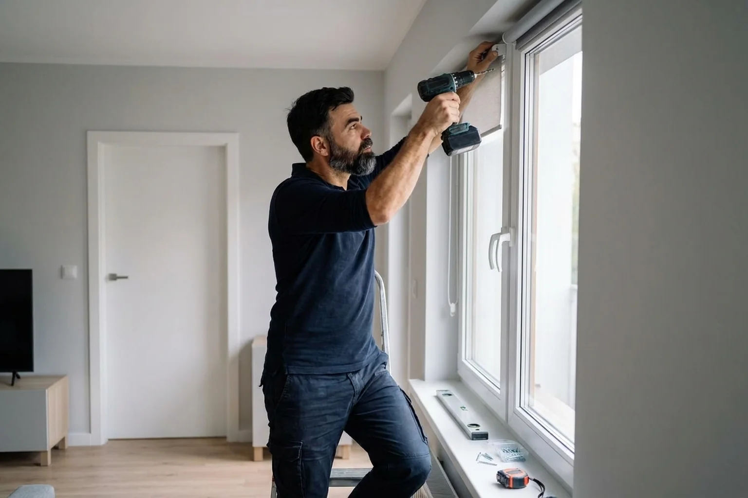 Монтаж рольштор Velux в Варшаве: точно по окну