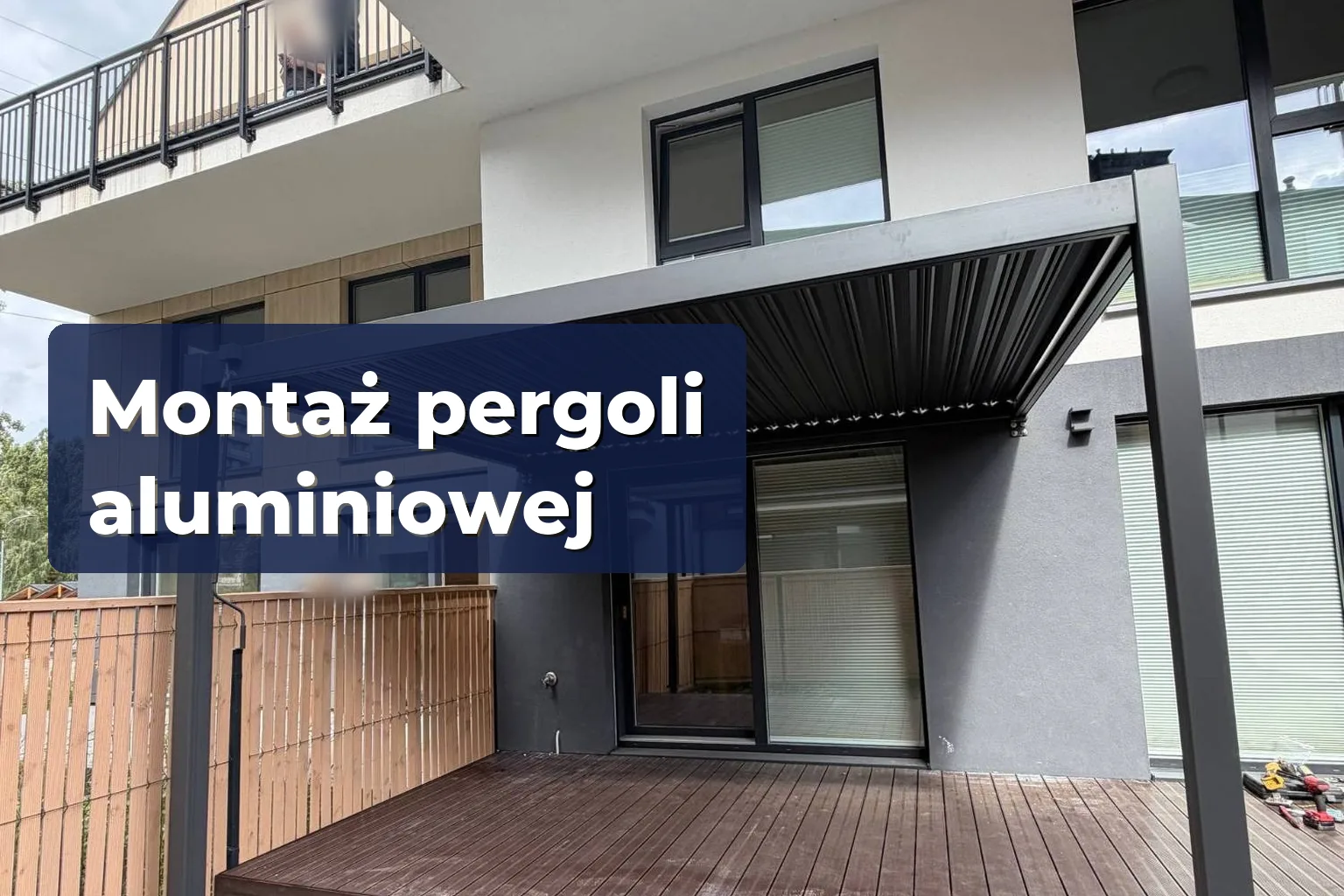 Montaż pergoli aluminiowej: fundamenty, słupy i lamele